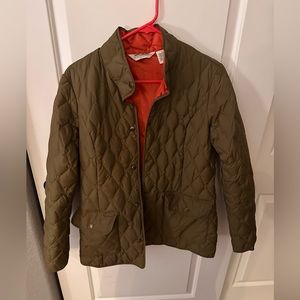 Eddie Bauer Premium Goose Down Quilted Jacket Size M